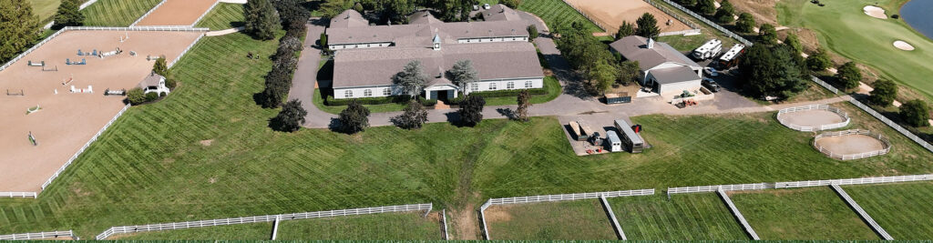 Laurel Crest Farm at Synergy Stables aerial view